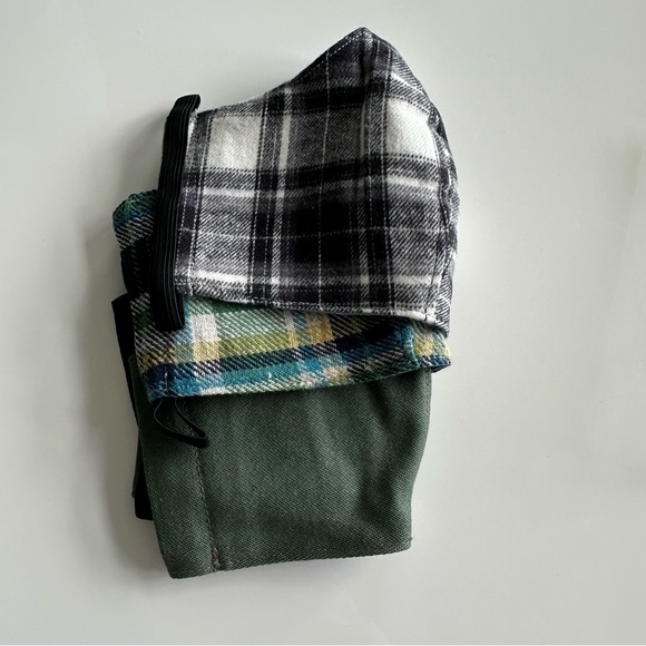 Greg Lauren Assorted Flannel Mask Set - Picture 3 of 3